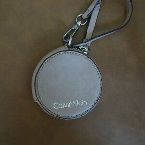 Calvin Klein pink/purple wristlet